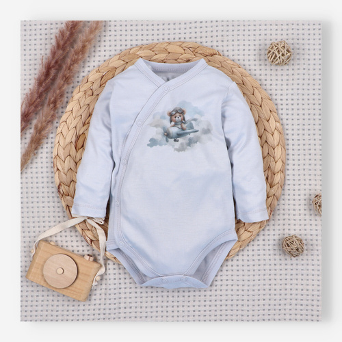 NINI ABN-5743/JSZ body kopertowe 100% bambus Baby Bear Pilot