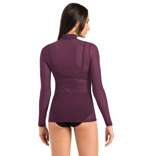 169320 Glamour Bluzka Damska, golf Teyli - fioletowy