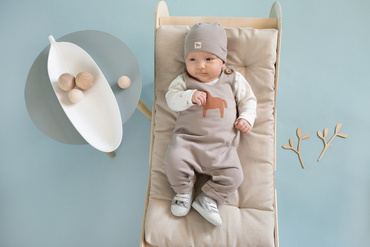 Wooden Pony Ogrodniczki Pinokio - beż