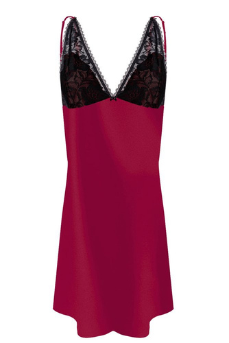 Debbie Koszulka satynowa damska DKaren - Bordo