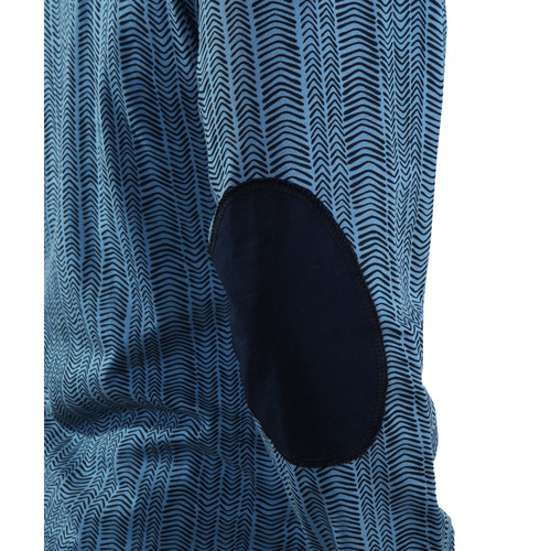 07 Piżama Męska długi rękaw i spodnie Sesto Senso - granatowy