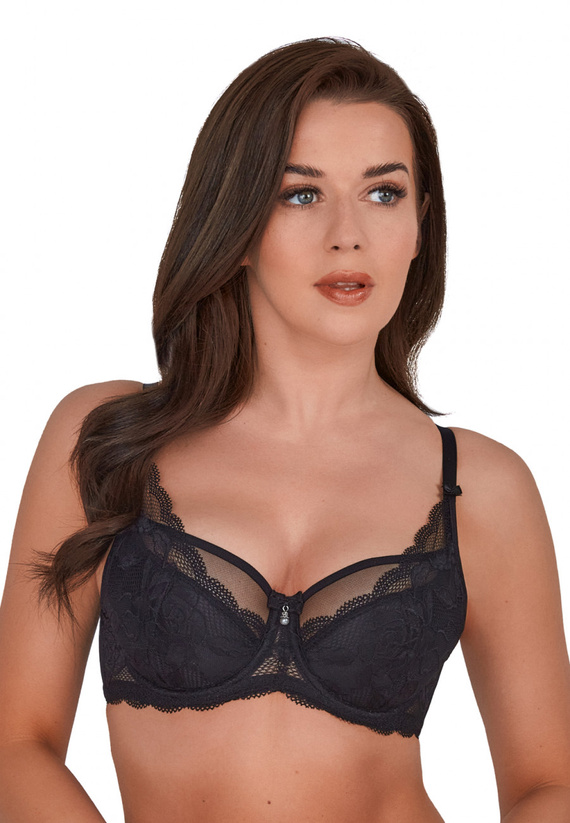 BS 931 Veronika 2 Biustonosz półusztywniany Gaia -czarny