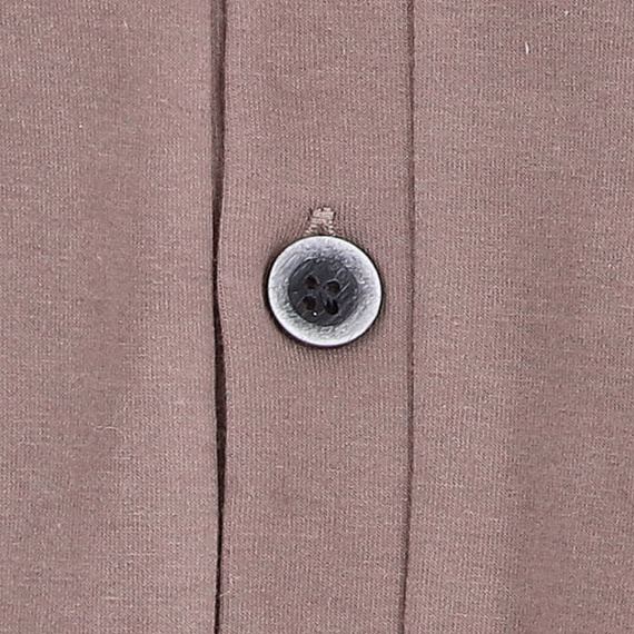 ABN-3596/BRĄ Psiaki Bluza dresowa rozpinana z bawełny organicznej Nini brązowy