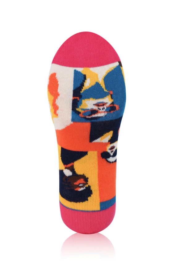 S171D Donna Skarpety długie Italian Fashion - różowy