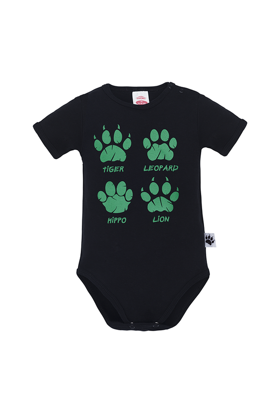 Body z krótkim rękawem "WILD WORLD" Makoma biały 