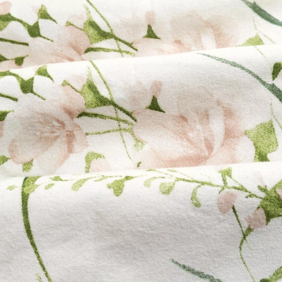 Pościel flanelowa Darymex 31525/1 kwiaty bawełna 160 g/m² ciepła