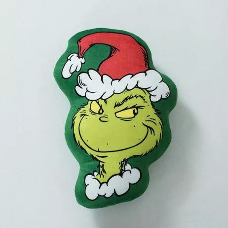 Poduszka Grinch JF24 35x23 zielona miękka przytulanka Jerry Fabrics