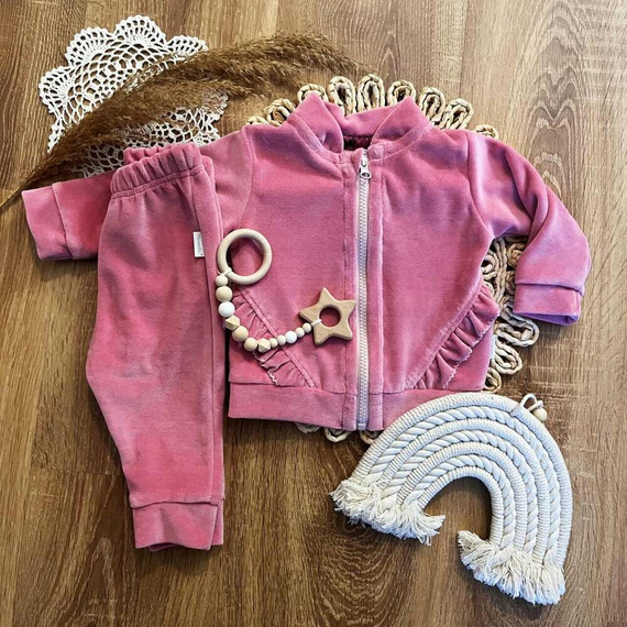 DV110 Velvet Komplet dresowy dla dziewczynki Mamatti