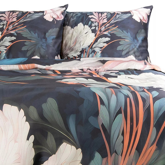12404 Pościel satynowa kwiaty Darymex satynlove premium