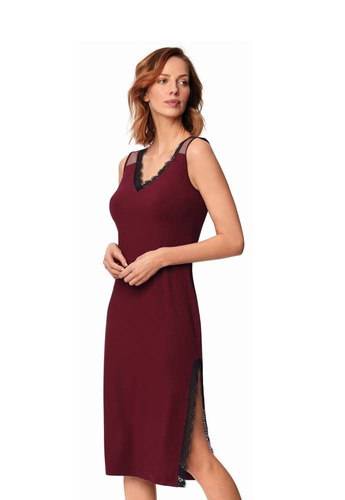 Zafira By Night Koszulka Nocna NIPPLEX- burgund