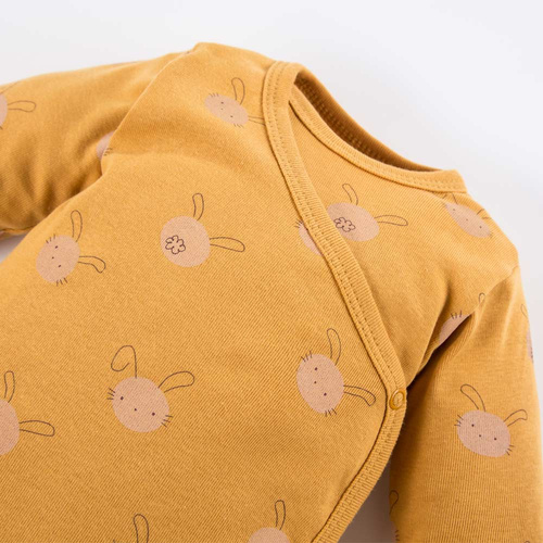 Animals Body rozpinane z długim rękawem Eevi - miodowe