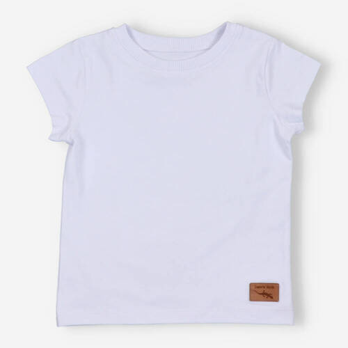 KAR-2007/BIA T-shirt dla chłopca Lagarto Verde biały