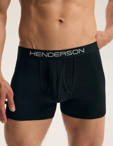 Bokserki Męskie Henderson 45473 Fade 2-Pak Bawełniane z Szeroką Gumą Logo