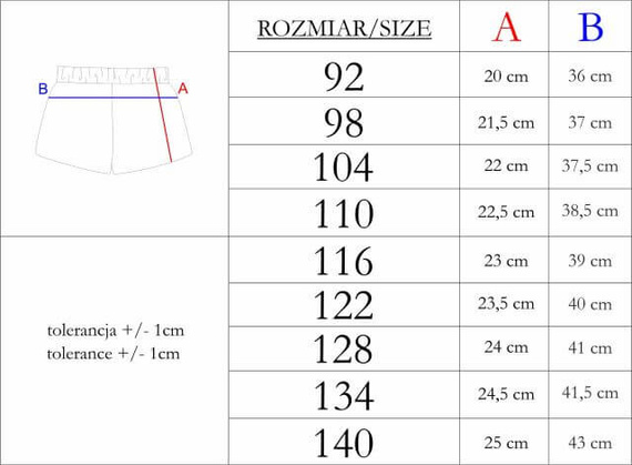 Szorty dziewczęce Nicol 224316 muślin 100% bawełna letnie- różowe