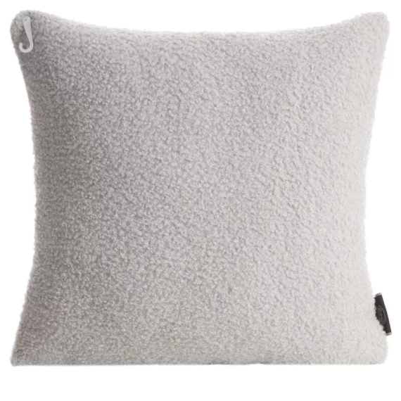 Bukla Poszewka dekoracyjna welurowa Eurofirany srebrny