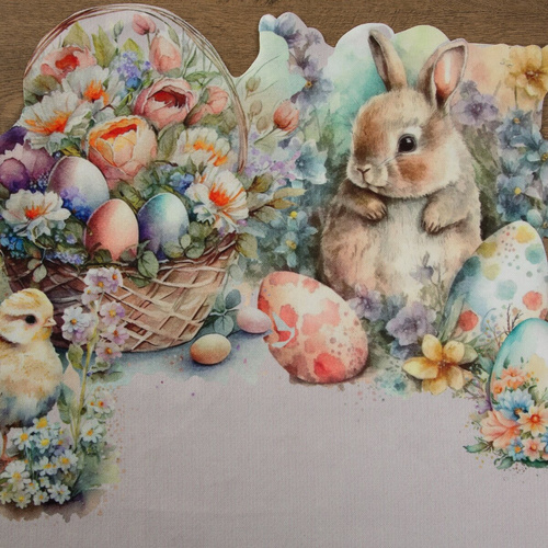 Easter Bieżnik wielkanocny Eurofirany beżowy 