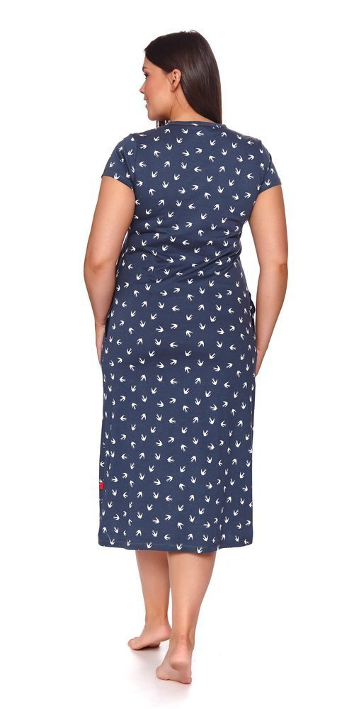4119 Koszula Nocna ciążowa i do karmienia Doctor Nap - deep blue