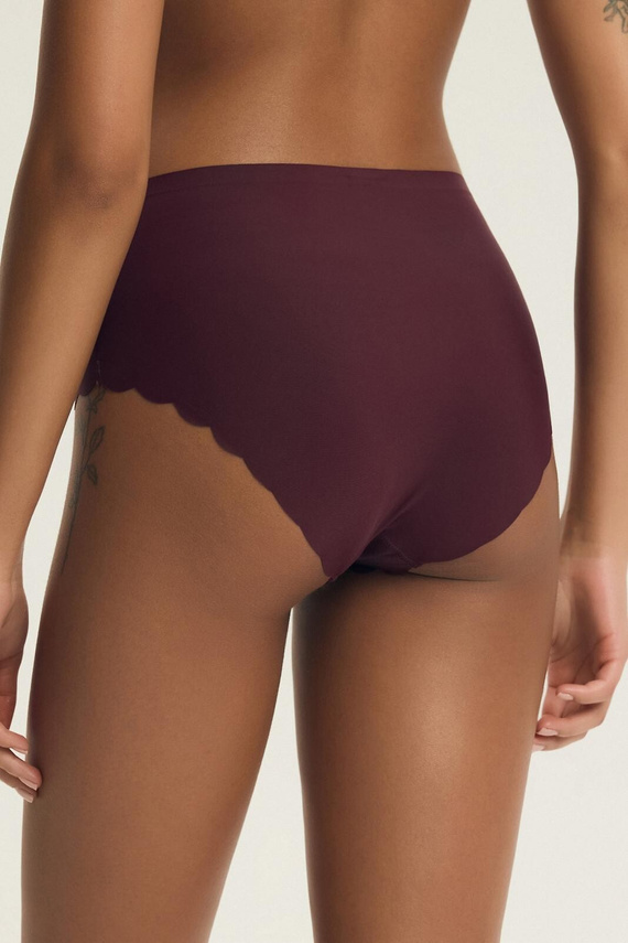 Figi 44418 K-002 Polly laser cut koronka 2-pak bordowy-różowy