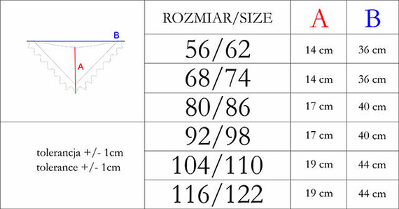 201056 Oli Apaszka chustka niemowlęca Nicol