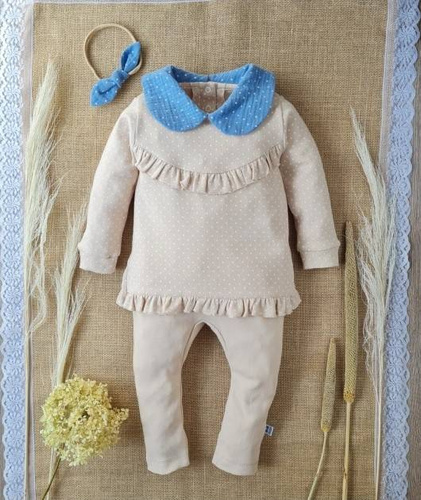 3011 Sophie Legginsy Marija - beżowy