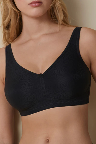 Marivi Biustonosz Selene czarny – miękki, bez fiszbin, wygodny na co dzień