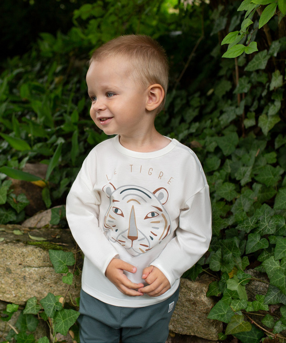 Le Tigre Bluzka z nadrukiem Pinokio - ecru