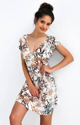 Dolores koszula nocna Sensis - kremowa