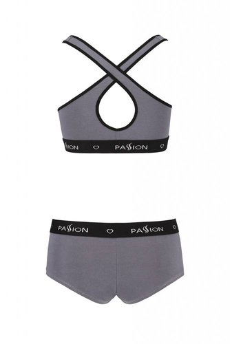 PS013 Top Biustonosz miękki Passion ciemny szary