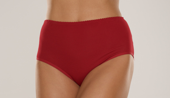 018 Sara Figi wysokie De lafense - bordowy