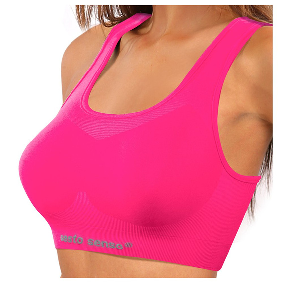 CL14 biustonosz sportowy top Sesto Senso różowy