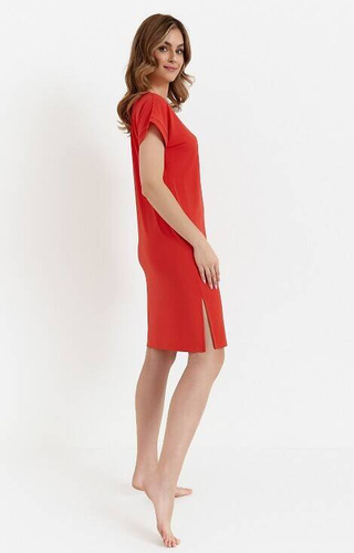 455 Koszula Nocna bambusowa Cana - czerwona