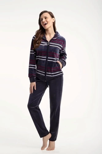 341 Dres Damski Luna śliwkowy