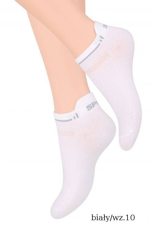 ART.050 Stopki damskie Steven 117 biały