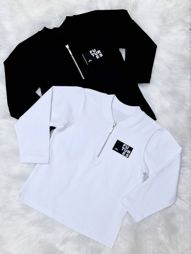 Futures Koszulka dziecięca długi rękaw Bambarillo biały