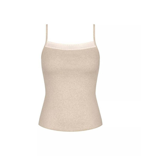 GO Ribbed Spaghetti Top na ramiączkach Sloggi - Grey Combination