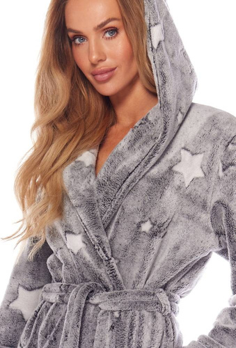 2212 Nela Szlafrok Damski L&L- melange