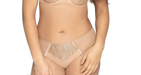 1941 Półusztywniany Biustonosz Maxi Ava - biały