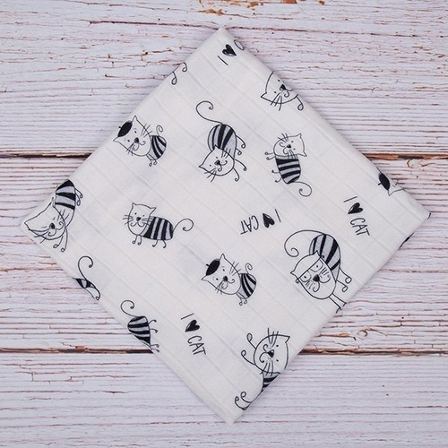 KU 201 Pieluszki Bamboo bambusowa 30X35 ATK - mix kolorów