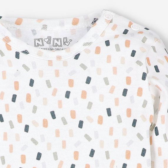 ABN-5323/KRE Body z bawełny organicznej Nini druk