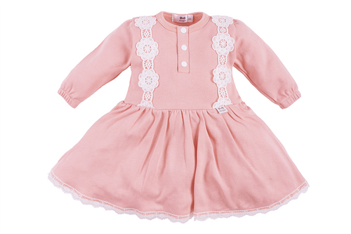 174S Cherry Sukienko-body Marija - różowy