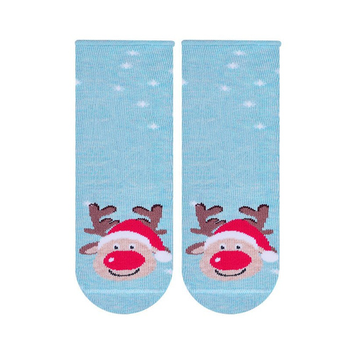 Art.138 Cotton Candy Skarpety dziecięce Steven szary melanż 130