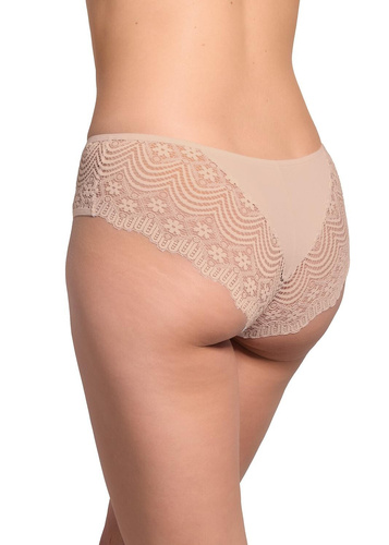 Gabidar 212 szorty damskie koronkowe bawełniane wygodne-beżowy