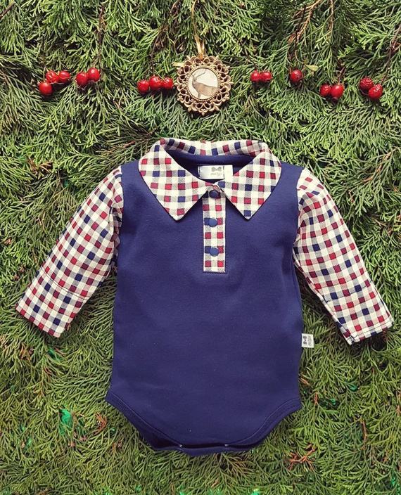 M41P Little Gentleman Body Polo Marija - grantowy