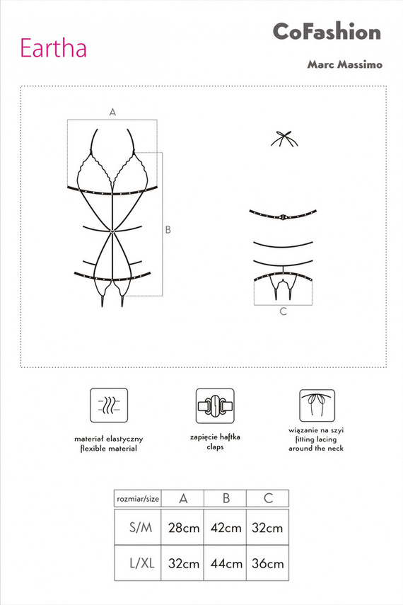 Eartha CF 90415 Body damskie CoFashion Marc Massimo