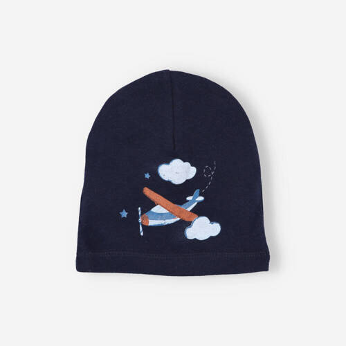 ABN-2675 Samoloty Czapka bawełniana Nini granatowy