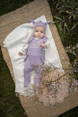 "My Garden" Śpiochy niemowlęce Pinokio - fiolet