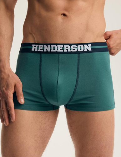 Bokserki Męskie Henderson 46098 Find2 2-Pak Bawełniane z Szeroką Gumą Logo