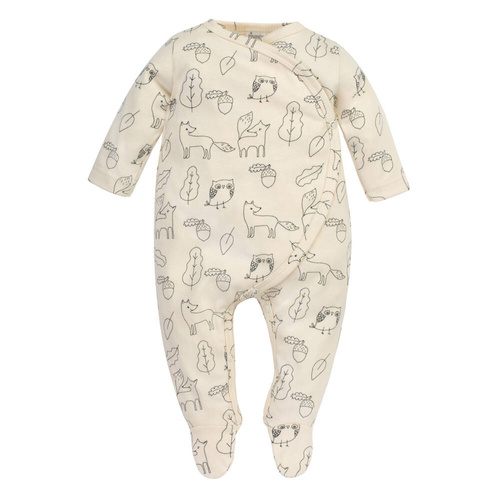 Secret Forest Pajac kopertowy Pinokio - ecru liski