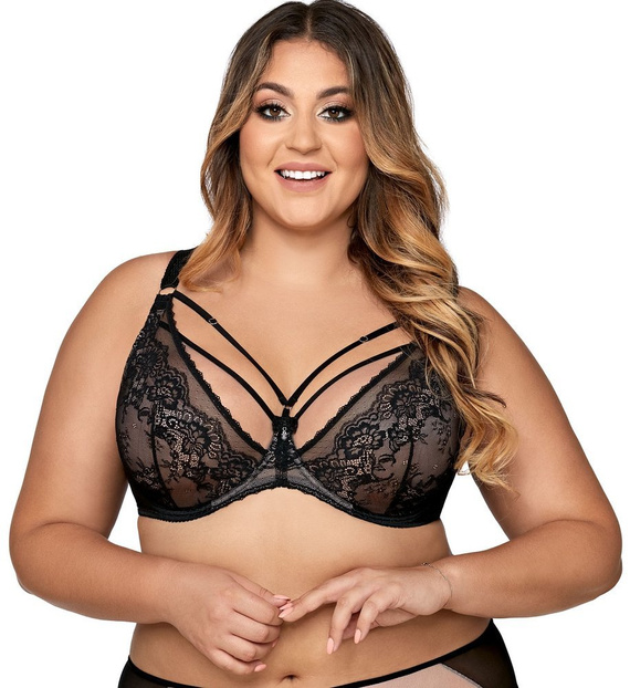 1824  Miękki Biustonosz  Ava czarny