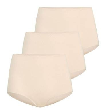 148-3 Classico Wielopak figi z wysokim stanem Teyli - beżowy